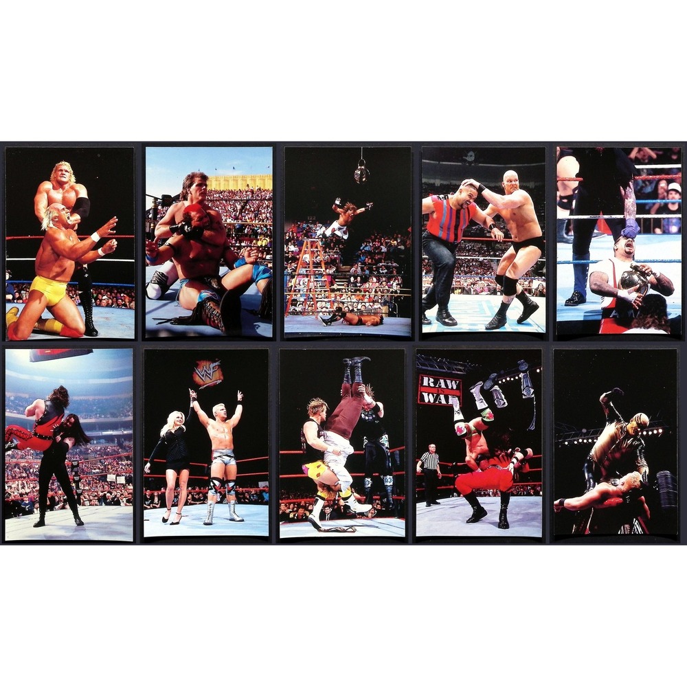 DuoCards‎ Trading Cards WWF WrestleMania Attitude Era RAW 90s Lot 18x #